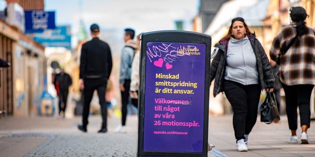 Bild från Uppsala, 19 april.  JONAS EKSTROMER / TT NYHETSBYRÅN