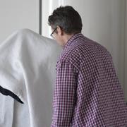 Åklagaren vid häktningsförhandlingen i maj.