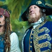 Johnny Depp och Geoffrey Rush i ”Pirates of the Caribbean: On Stranger Tides”.
