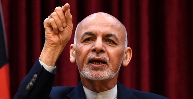 Afghanistans president Ashraf Ghani. WAKIL KOHSAR / TT NYHETSBYRÅN