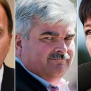 Löfven, Juholt och Sahlin.