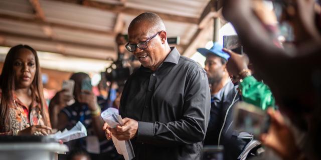 Labourledaren Peter Obi.  Mosa'ab Elshamy / AP