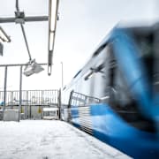 Tunnelbanan vid Gamla stan.  Illustrationsbild. 