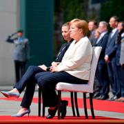 Mette Frederiksen och Angela Merkel.