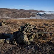 Danska soldater under en Natoövning på Grönland / Friedrich Merz