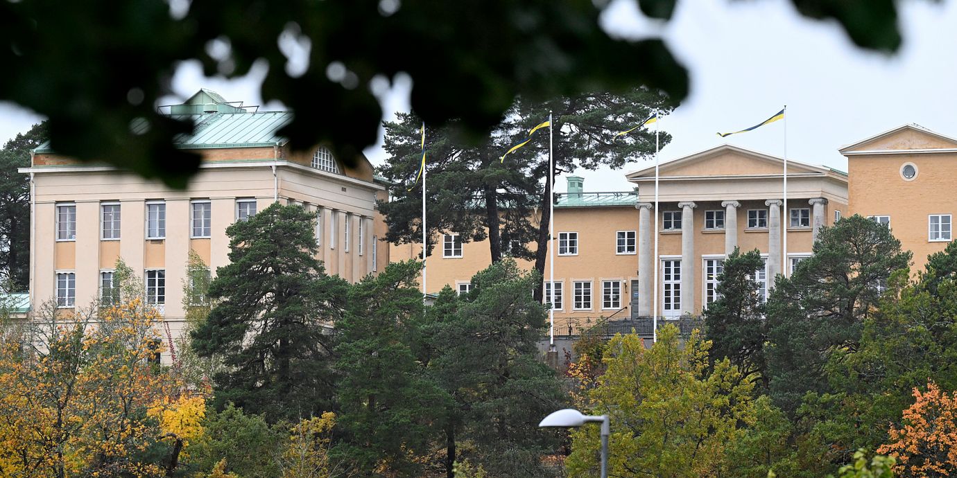 Exteriör på Sigtunaskolan Humanistiska Läroverket.