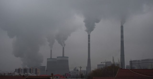 Kolkraftverk i kinesiska Datong. GREG BAKER / AFP