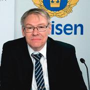 Arkivbild på Stig Engström, Petersson under presskonferensen i juni 2020.