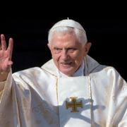 Arkivbild på Benedictus XVI.