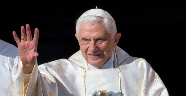 Arkivbild på Benedictus XVI. Andrew Medichini / AP