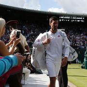 Djokovic lämnar Wimbledon tomhänt den här gången.