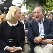 Magdalena Andersson och Stefan Löfven.