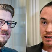 Linus Bylund, Kent Ekeroth.Arkivbilder.