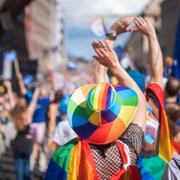 Prideparaden i Stockholm 2024.