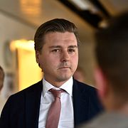 Arkivbild från 2023: Gustav Gellerbrant, chef för Sverigedemokraternas riksdagskansli.
