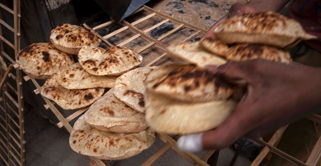 Bröd från Egypten. Nariman El-Mofty / AP
