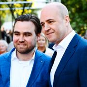 Gustaf Reinfeldt med Fredrik Reinfeldt 2018.