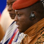 Juntaledaren Ibrahim Traoré.