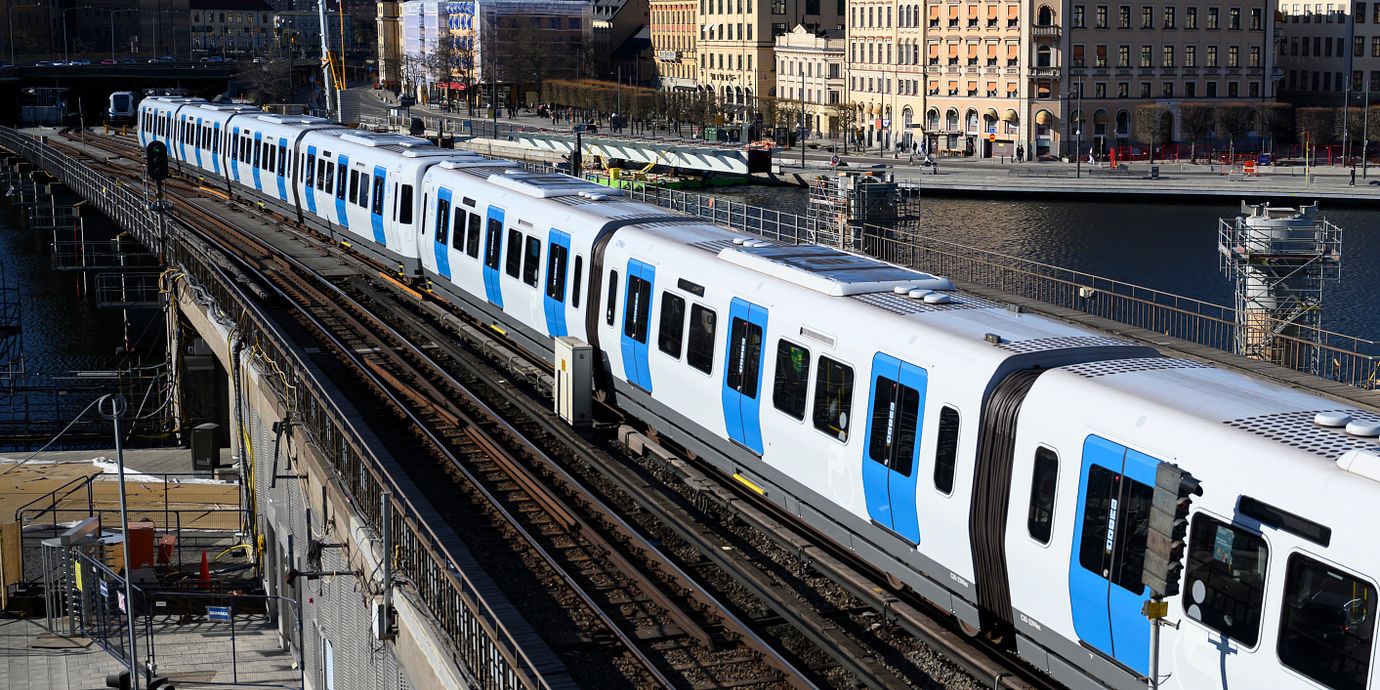 Tunnelbanebron vid Slussen.
Arkivbild.