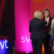 Ebba Busch Thor under partiledardebatten i SVT:s Agenda förra helgen.