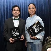 Kulturminister Alice Bah Kuhnke och civilminister Ardalan Shekarabi fick på fredagskvällen ta emot pris på Elle-galan för bäst klädda man respektive kvinna.