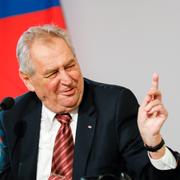 Tjeckiens president Milos Zeman.