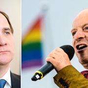 Stefan Löfven och Jonas Gardell.