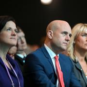 Anna Kinberg Batra och Fredrik Reinfeldt.