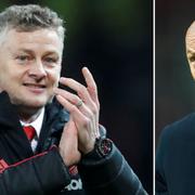 Ole-Gunnar Solskjær och Mark Dempsey.