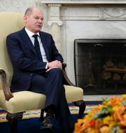 Olaf Scholz och Joe Biden.  Susan Walsh / AP