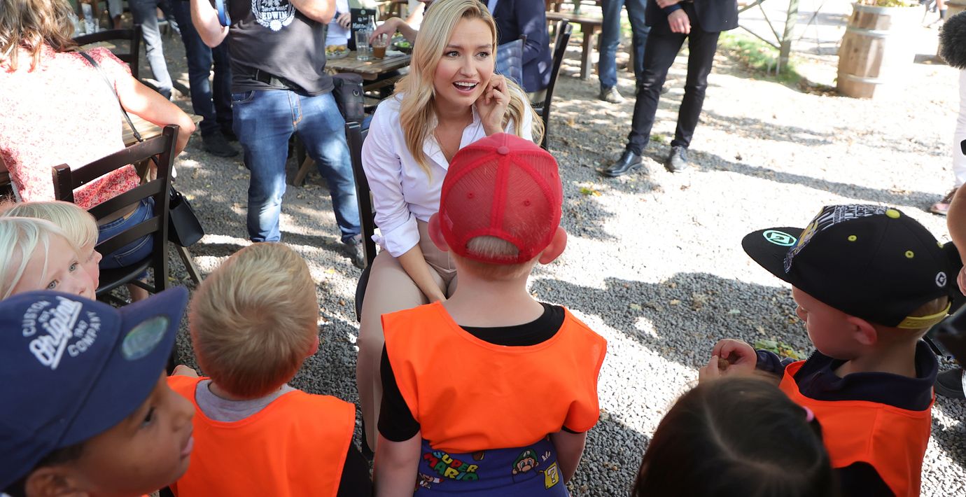 Ebba Busch (KD) fotograferad 2021.