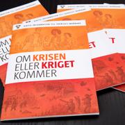 Broschyren ”Om krisen eller kriget kommer” i plural.