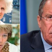 Anna Maria Corazza Bildt, Lena Adelsohn Liljeroth och Sergej Lavrov.