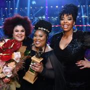 Loulou Lamotte, Ashley Haynes och Dina Yonas Manna i The Mamas.