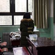 En kvinnlig student vid Beihang-universitetet.  