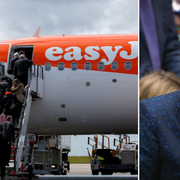 Easyjet. Theresa May, Storbritanniens premiärminister. 