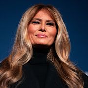 Melania Trump den 20 februari.