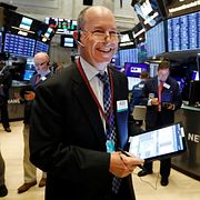 Investerare på Wall Street.