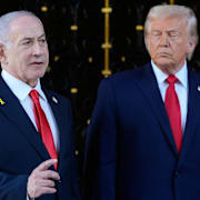 Benjamin Netanyhau och Donald Trump.