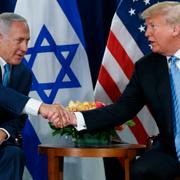 Donald Trump och Benjamin Netanyahu.