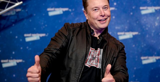 Elon Musk.  Britta Pedersen / TT NYHETSBYRÅN