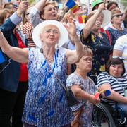 Pro-europeisk demonstration i Moldavien, 21 maj.