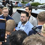Sverigedemokraternas partiledare Jimmie Åkesson.
