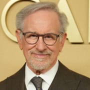 Steven Spielberg och James Van Der Beek  tillsammans med sin familj.