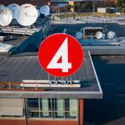 Exteriör TV4 på Tegeluddsvägen i Stockholm. 