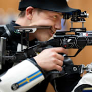 Victor Lindgren, skytt i 10 meter luftgevär.