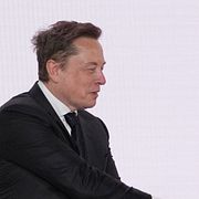 Space X-grundaren Elon Musk och Nvidia-grundaren Jensen Huang.