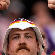 Tysk fotbollssupporter under VM i Nordamerika.