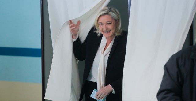 Marine Le Pen.  Michel Spingler / AP