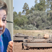  Hanan Ashrawi/Israeliska styrkor nära Gaza.